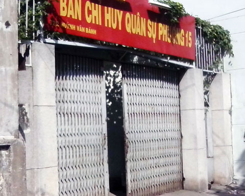 Rao bán trụ sở Ban chỉ huy quân sự phường